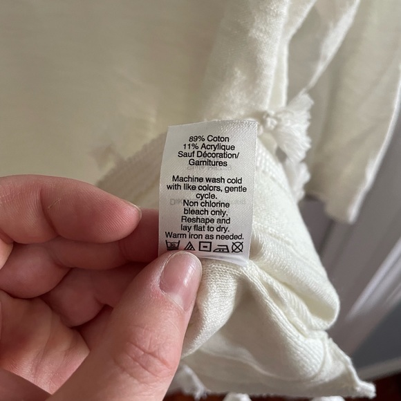 J Crew factory white sweater - Picture 4 of 5